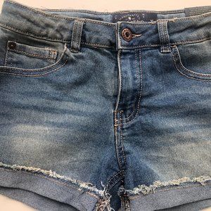 LUCKY BRAND Girls jean shorts Size 14 Riley Short NWT
